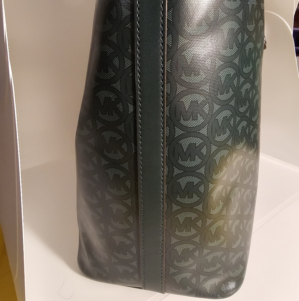 Michael Kors Green Tote Bag NWT - Picture 3 of 9